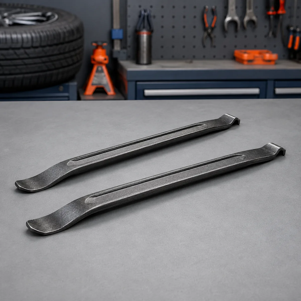 Pair of heavy-duty tyre levers